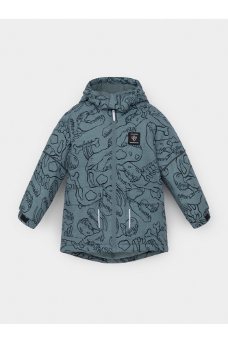 ВК 36093_н_4 ГР_пыльно-бирюзовый, динозавры Куртка
