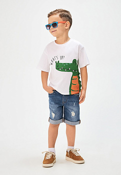 20130550001 Шорты джинсовые детские для мальчиков Seadra синий