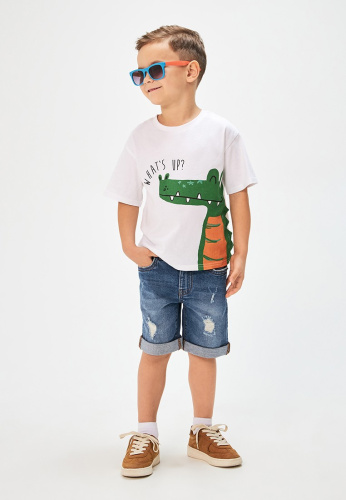 20130550001 Шорты джинсовые детские для мальчиков Seadra синий