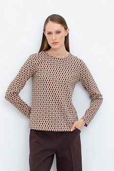 ЕВТ 3253_беж, ромбики Джемпер