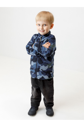 ФЛ 34025-1_н_48 ГР_синий, динозавры Куртка