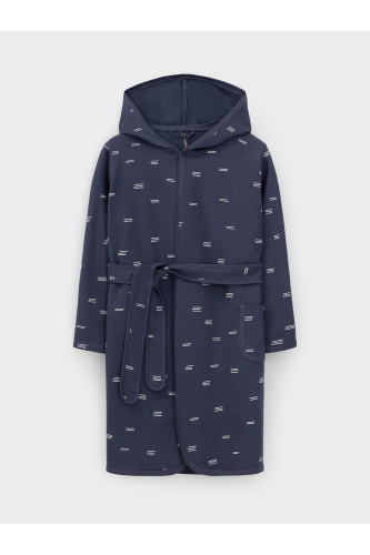 К 5763_стальной, штиль Халат