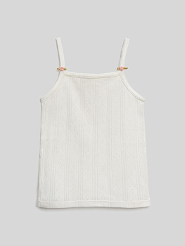 20234220015 Майка детская для девочек Paige молочный