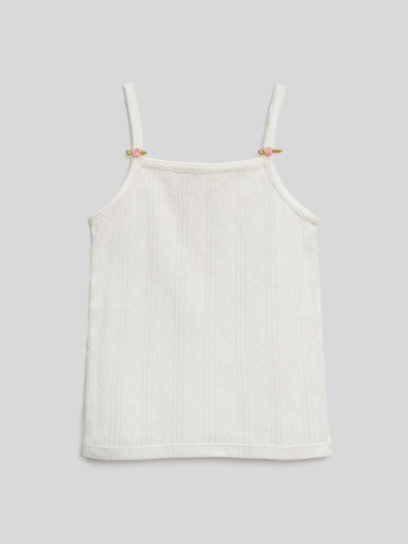 20234220015 Майка детская для девочек Paige молочный