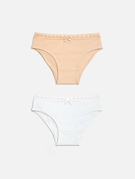 20214120079 Трусы детские для девочек в наборе из 2шт Azura цвет в ассортименте