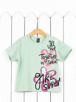 Ф106/4-К Футболка (печать/цвет серебристая мята)