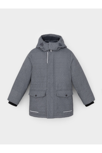 ВК 36107_н_2 ГР_серый, твид Куртка