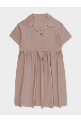 КП 5948_охра коричневая Платье