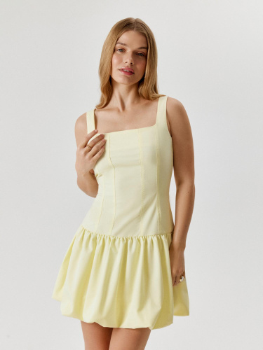 10200240007 Сарафан жен Prin светло-желтый
