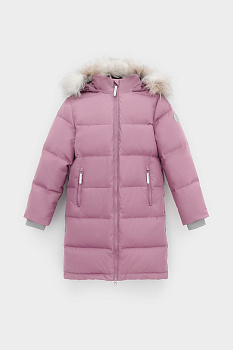 ВК 34069_1 УЗГ_темная орхидея Пальто