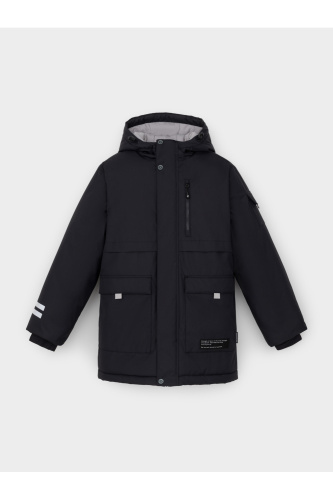 ВК 36105_3 ГР (104-122)_черный Куртка