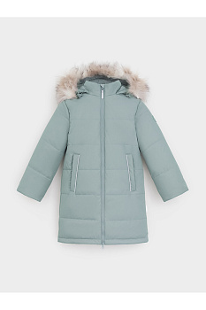 ВК 38110_2 УЗГ_зеленый Пальто