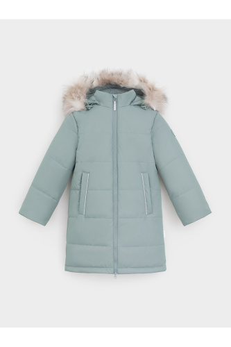 ВК 38110_2 УЗГ_зеленый Пальто