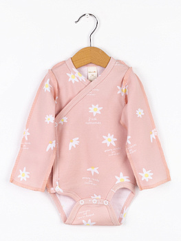 Б148/10026-И(Н) Боди (ромашки на пудре)