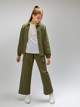 20240160041 Брюки детские для девочек Jordan_pn хаки