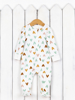 К371/10008-И(Н)(М) Комбинезон (на стопе/сердечки на сахаре)