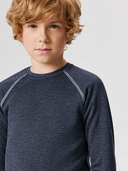 20114250006 Джемпер детский Rigeler_Thermowear темно-синий