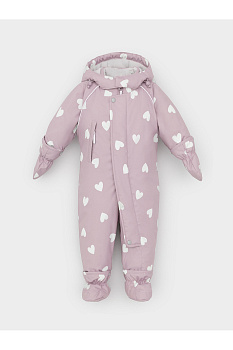 ВК 60032_н_60 Ал_кофейный, красивые сердца Комбинезон