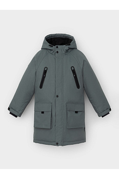 ВК 36112_2 ГР_темно-зеленый Пальто