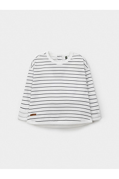 КР 302774_молочный, серый, полоска к708 Лонгслив