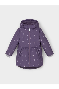 ВК 38119_н_1 ГР_темный баклажан, мини цветы Куртка