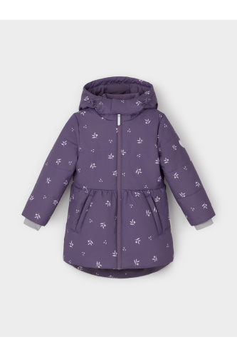 ВК 38119_н_1 ГР_темный баклажан, мини цветы Куртка