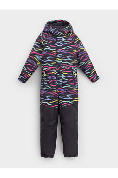 ВК 60127_н_4 УЗГ_графит, цветная зебра Комбинезон