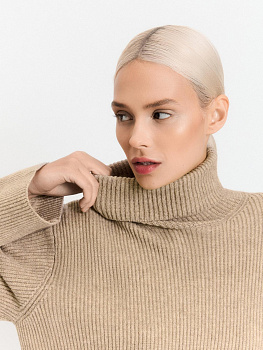 10200320125 Свитер жен. Tiempo кофейный