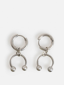 20206220050 Серьги детские Yissy серебристый