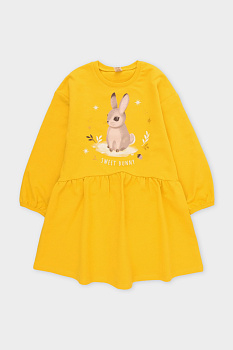 КП 5852_горчица Платье