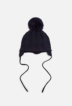 20156400011 Шапка детская для мальчиков Woody темно-синий