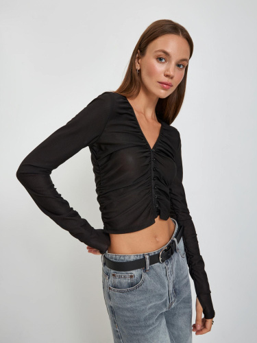 10200260550 Блузка жен. Andjeli черный