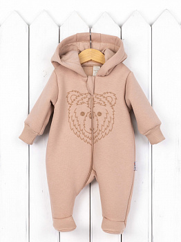 К372/8-Ф(М) Комбинезон (светло-бежевый/вышивка)