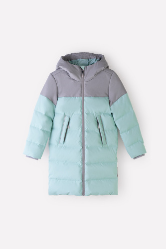 ВК 34061_2 УЗГ_пыльно-зеленый Пальто