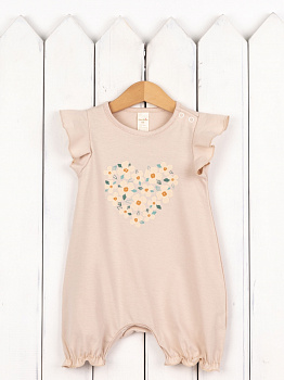 К397/1-К Комбинезон (печать/цвет шампань)