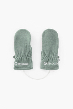 ФЛ 10000_25_62 ГР_дымчато-зеленый Варежки