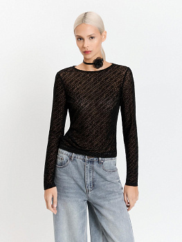 10206280014 Колье жен. Flora черный