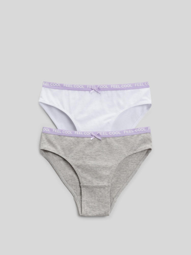 20214120139 Трусы детские для девочек в наборе из 2шт Limon цвет в ассортименте