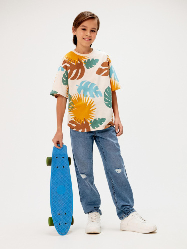 20130440011 Брюки джинсовые детские для мальчиков Spearow голубой