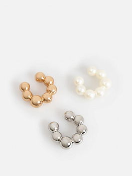 20206220049 Набор из 3 шт серег дет. Nevalys разноцветный