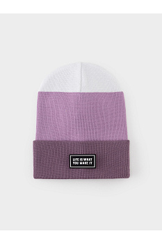 КВ 20426_сирень, белый Шапка