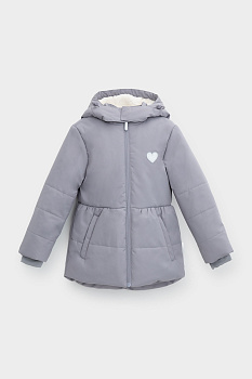 ВК 38085_н_1 ГР_темное серебро Куртка