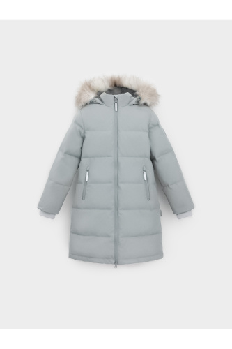 ВК 34069_3 УЗГ_зеленый Пальто