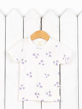 Ф68/17-Р Футболка (цветочки)