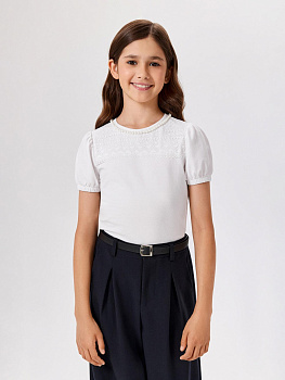 20240270129 Блузка детская для девочек Odri белый