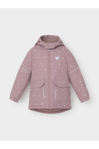 ВК 38121_н_1 ГР_лиловая роза, маленькие стежки Куртка