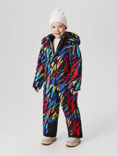 20320410011 Комбинезон (утепленный) детский Onega черный принт