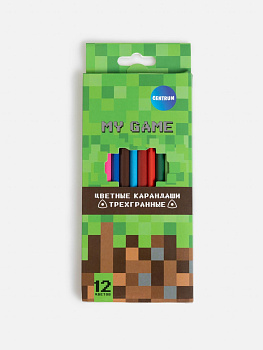 20306700087 Карандаши цветные 12 цветов Pixee разноцветный