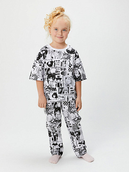 20234280001 Пижама детская для девочек Olean набивка