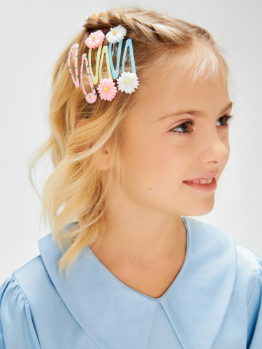 20206320506 Набор из 6 заколок для волос дет. Brie цветной